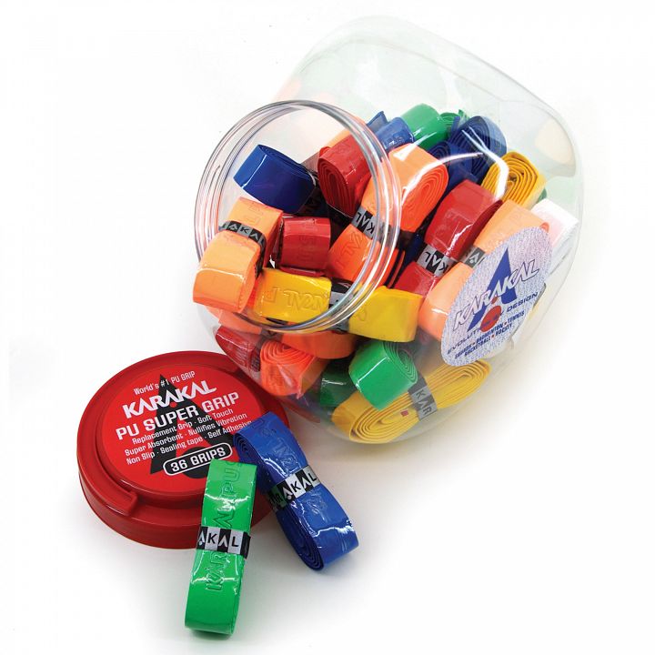 Karakal PU Super Grip Tub 36x Assorted